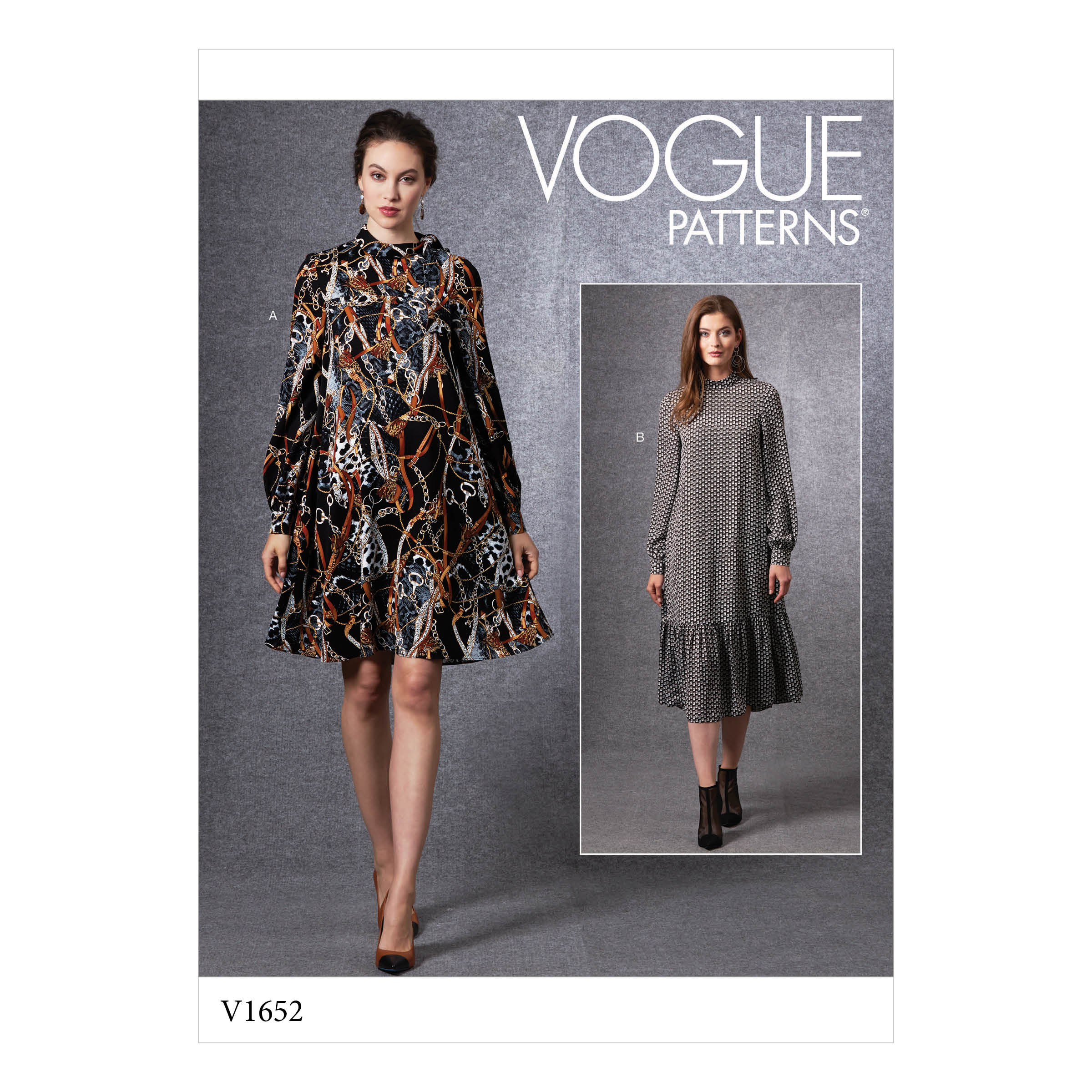 V1652 Loose-fitting Dress