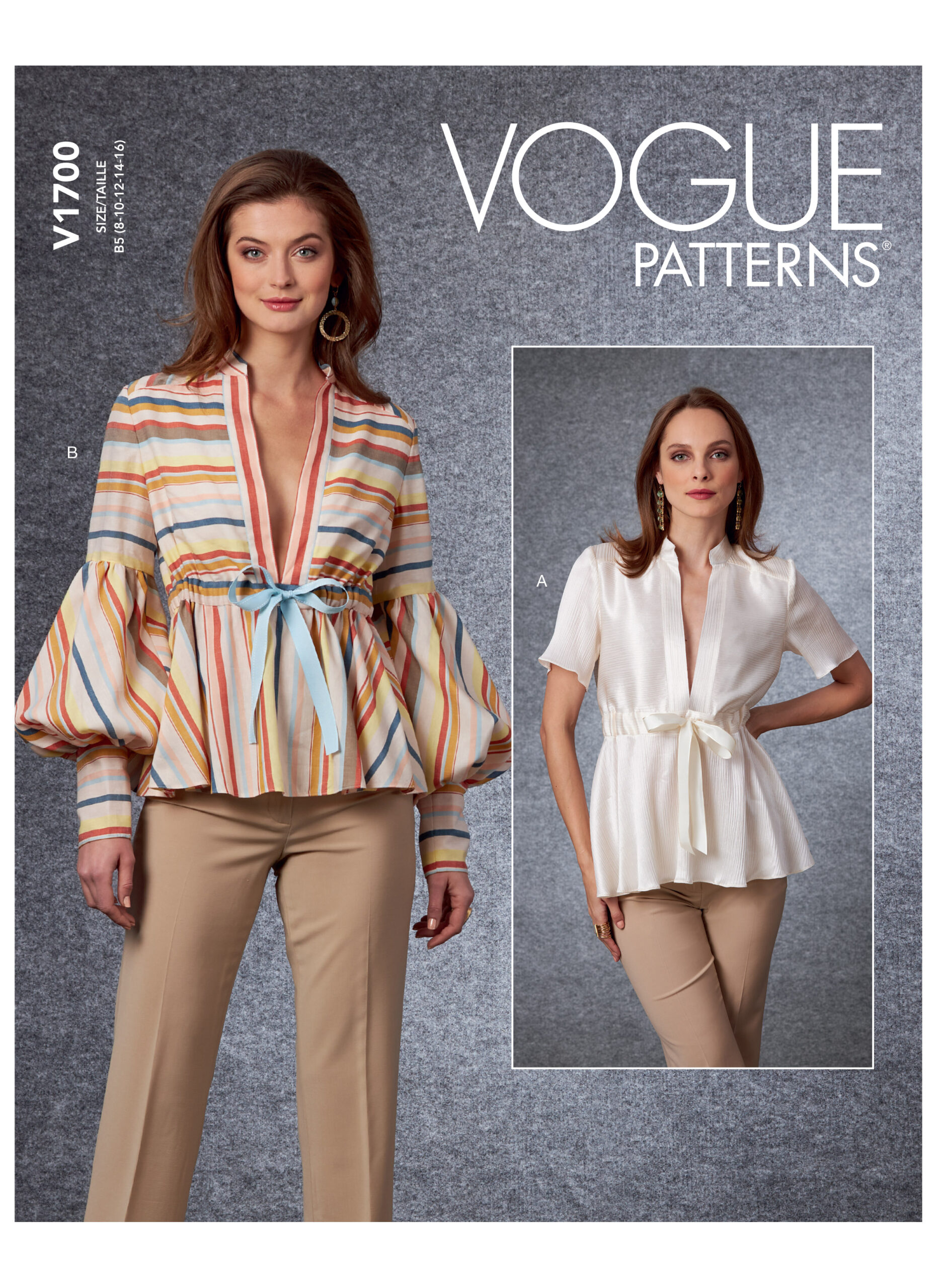 V1700 Very loose-fitting pullover top