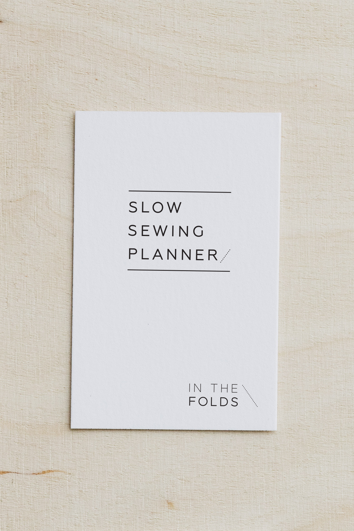 Issue 0 Slow Sewing Planner