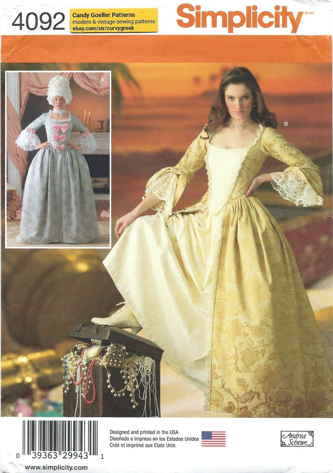 S4092 18th Century Costume