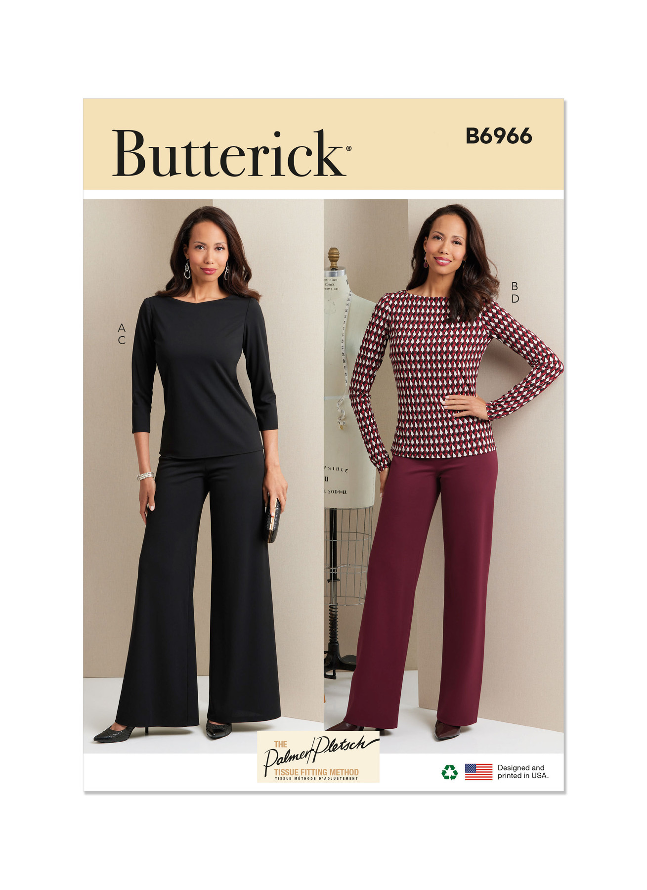 B6966 Palmer/Pletsch Knit Tops and Pants