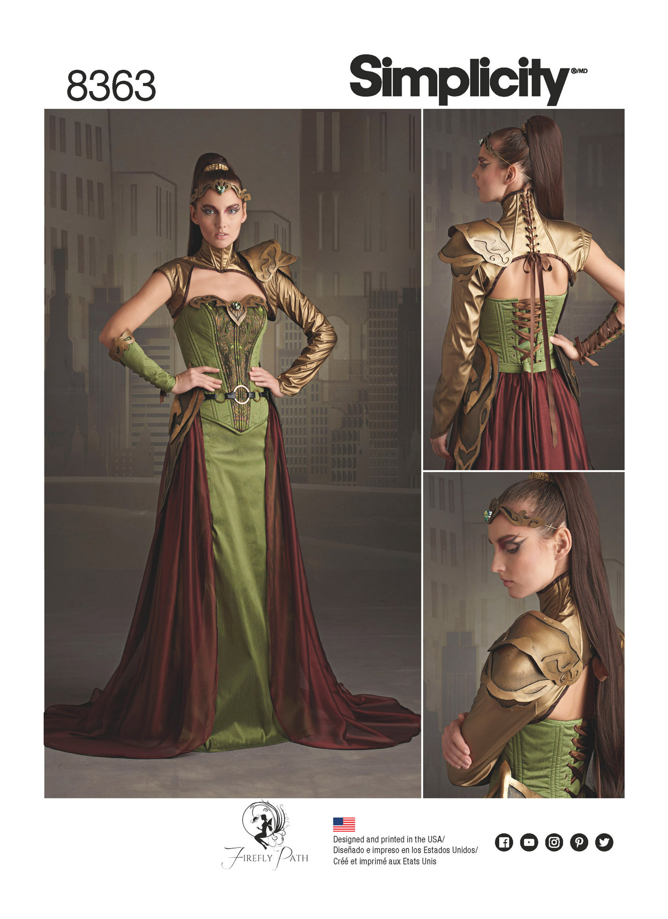 S8363 Fantasy Ranger Costume