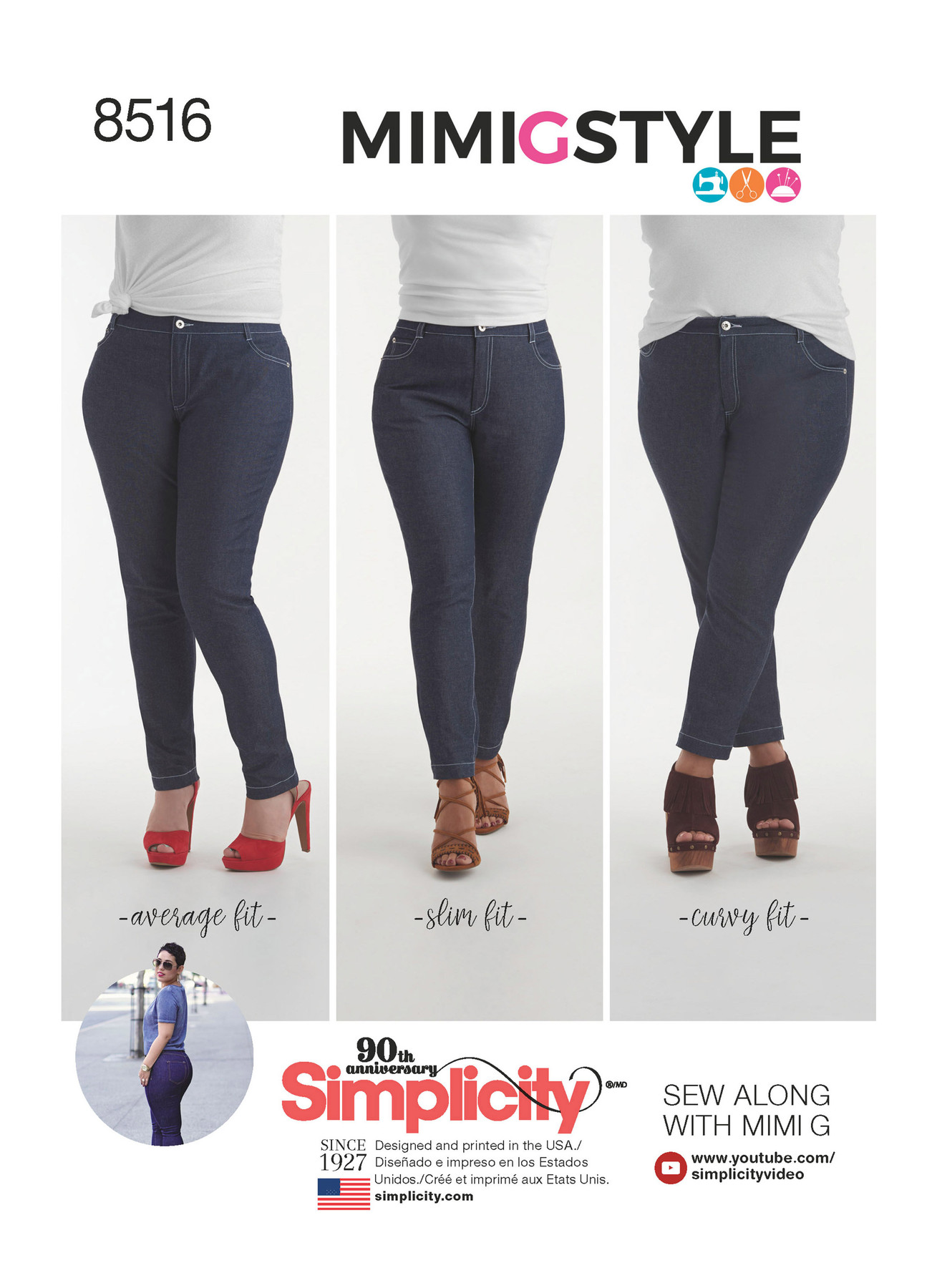 S8516 Skinny jeans