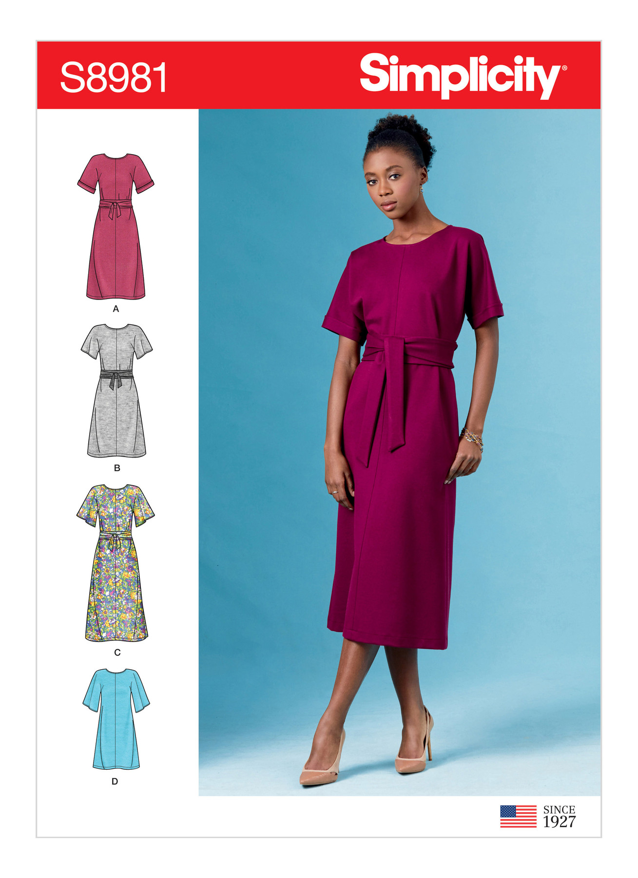 S8981 Front Tie Dresses