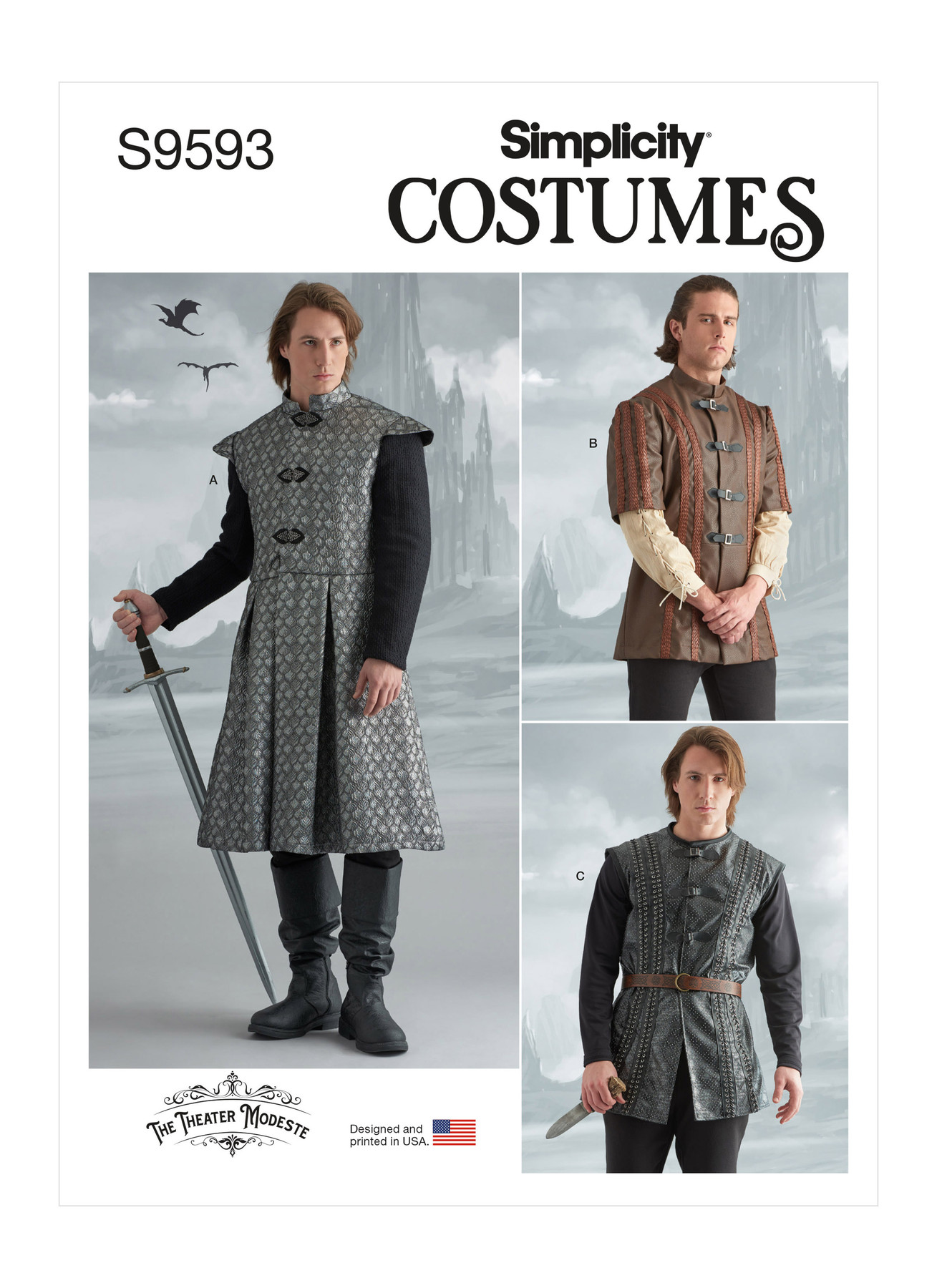 S9593 Men’s Coat, Jacket and Vest