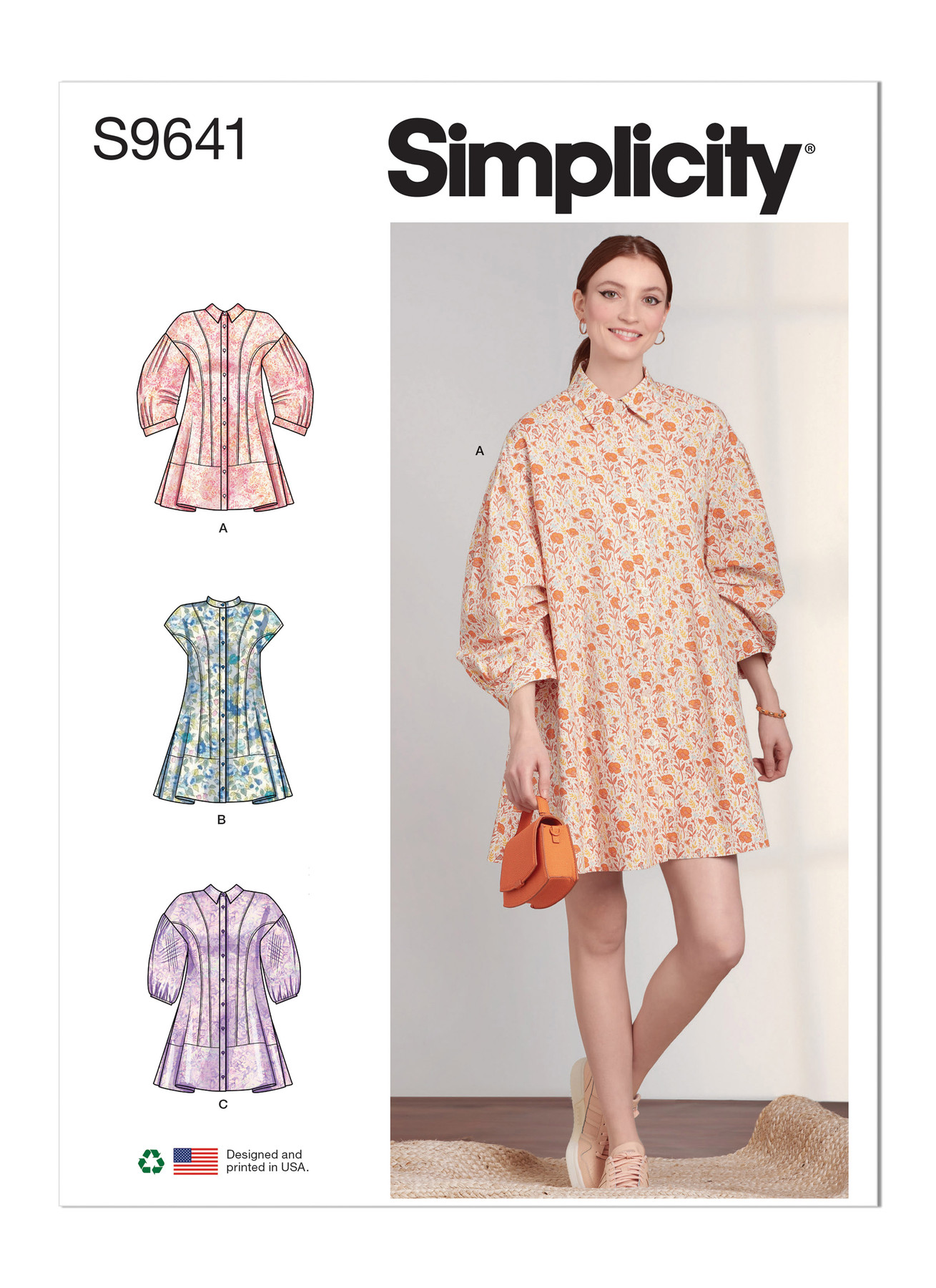 S9641 Misses’ Button Down Dress