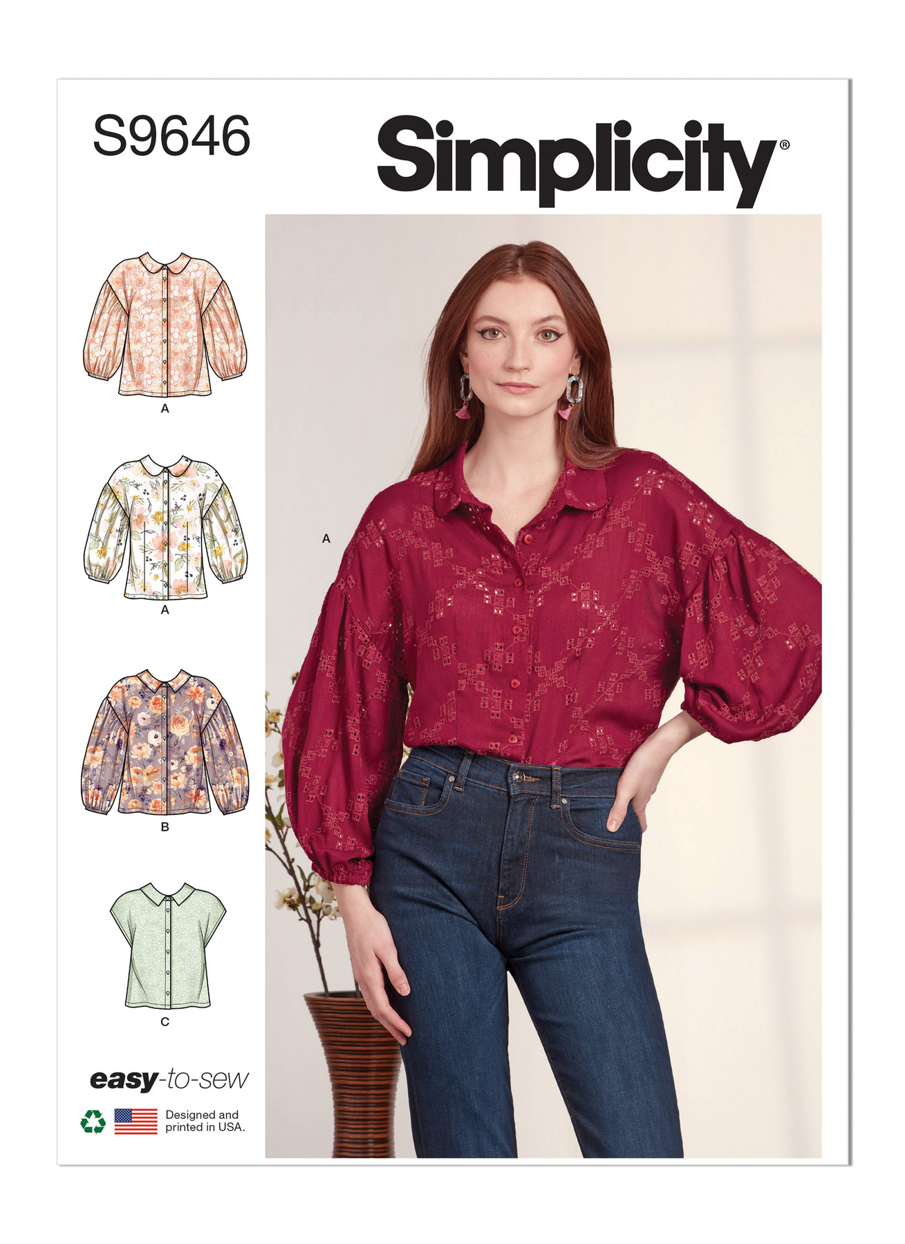 S9646 Button down top
