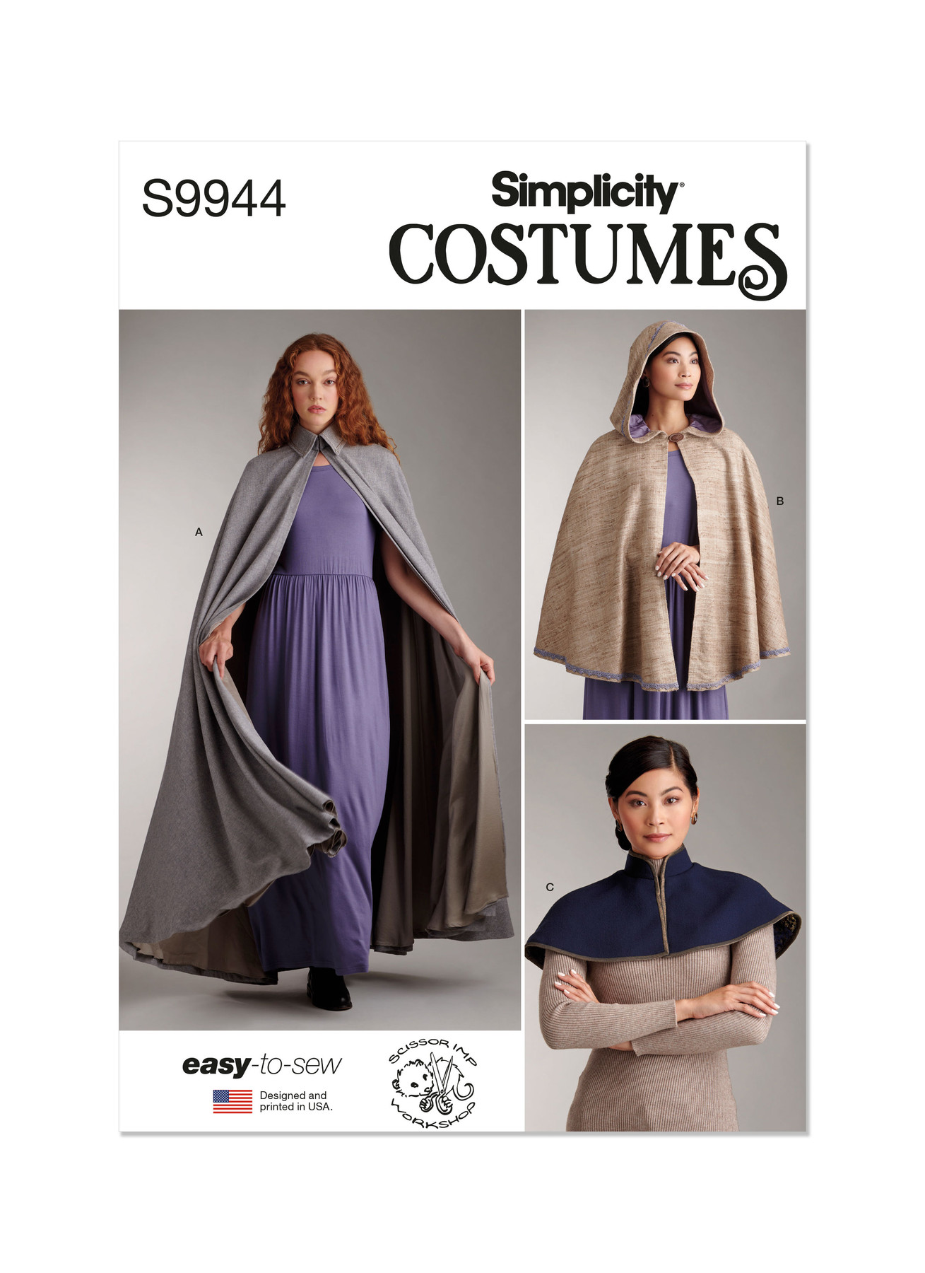 S9944 Capelet and Cape in Two Lengths