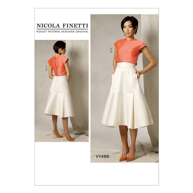 V1486 Top and skirt