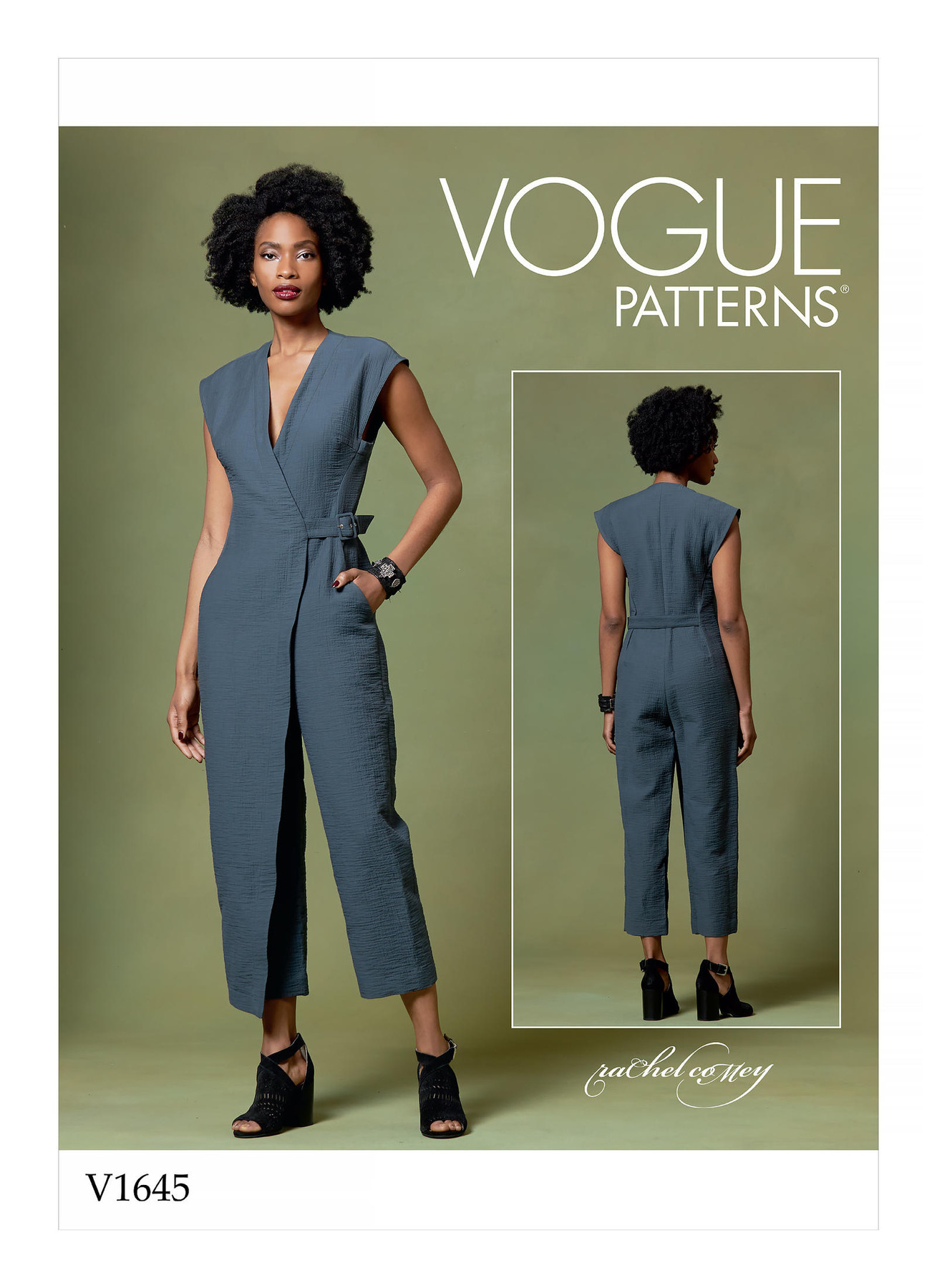 V1645 Semi-fitted, jumpsuit