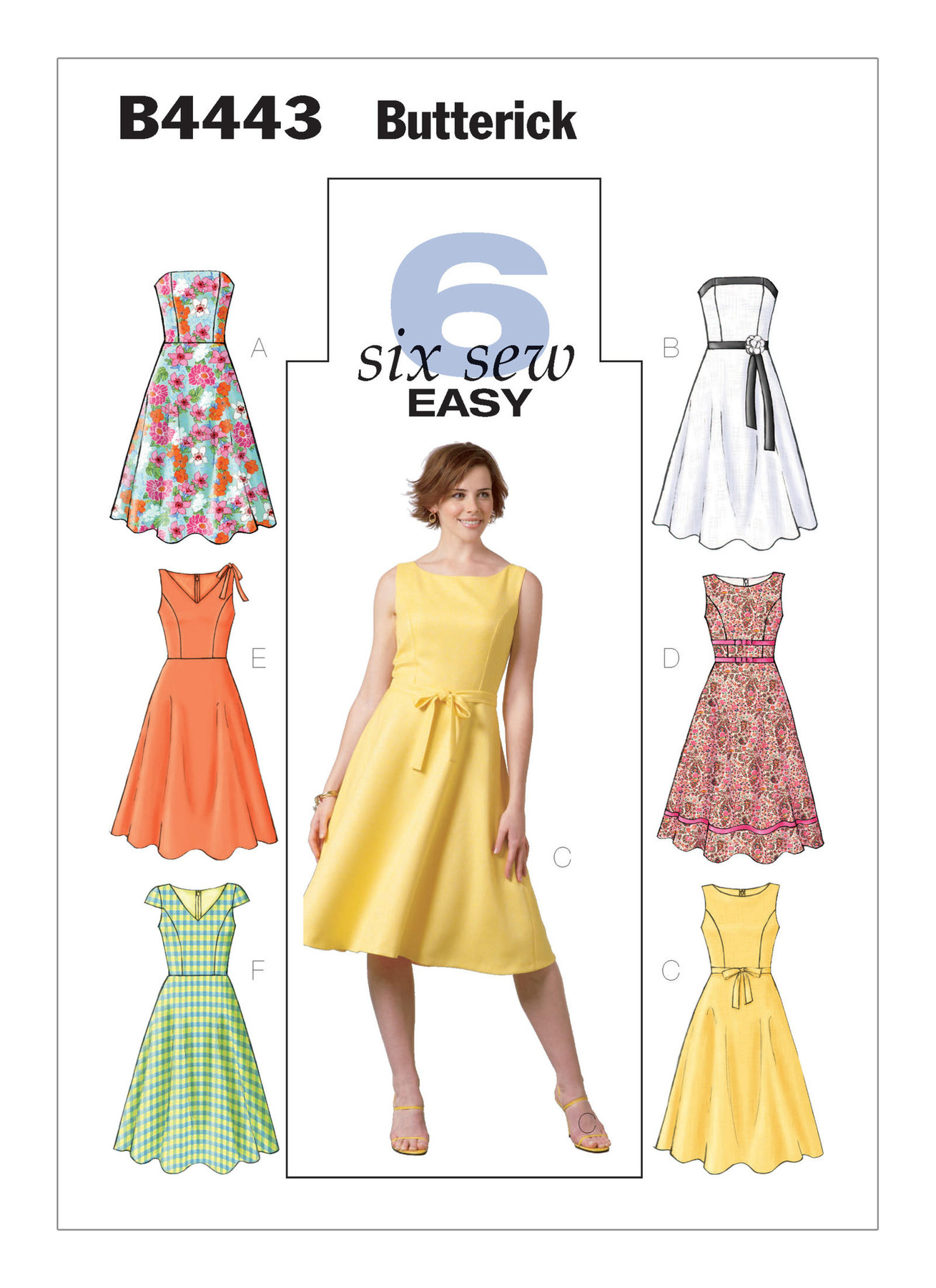 B4443 Easy Sew Dress