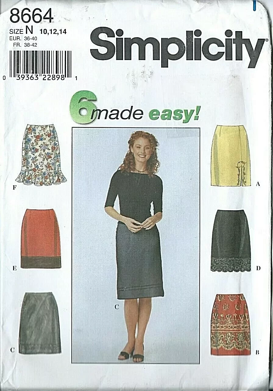 S8664 A line skirt