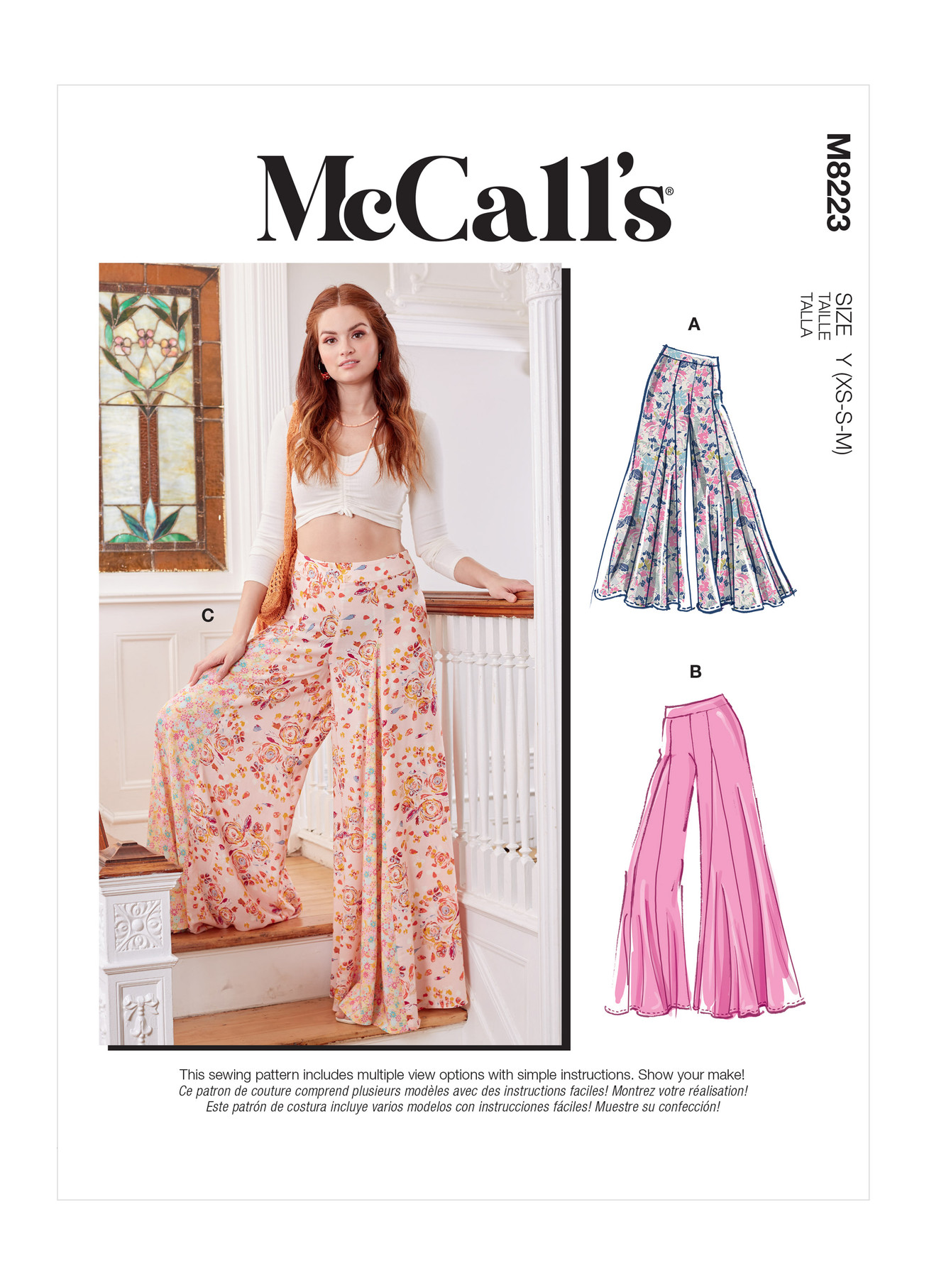 M8223 Misses’ Pants