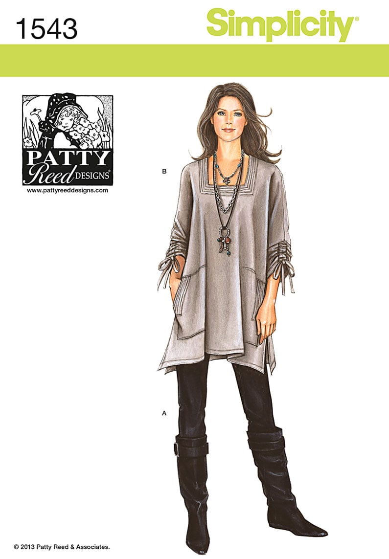 S1543 Tunic & Knit Pants by Patty Reed