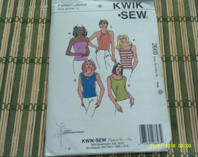 Kwik Sew 2669 camisole pattern